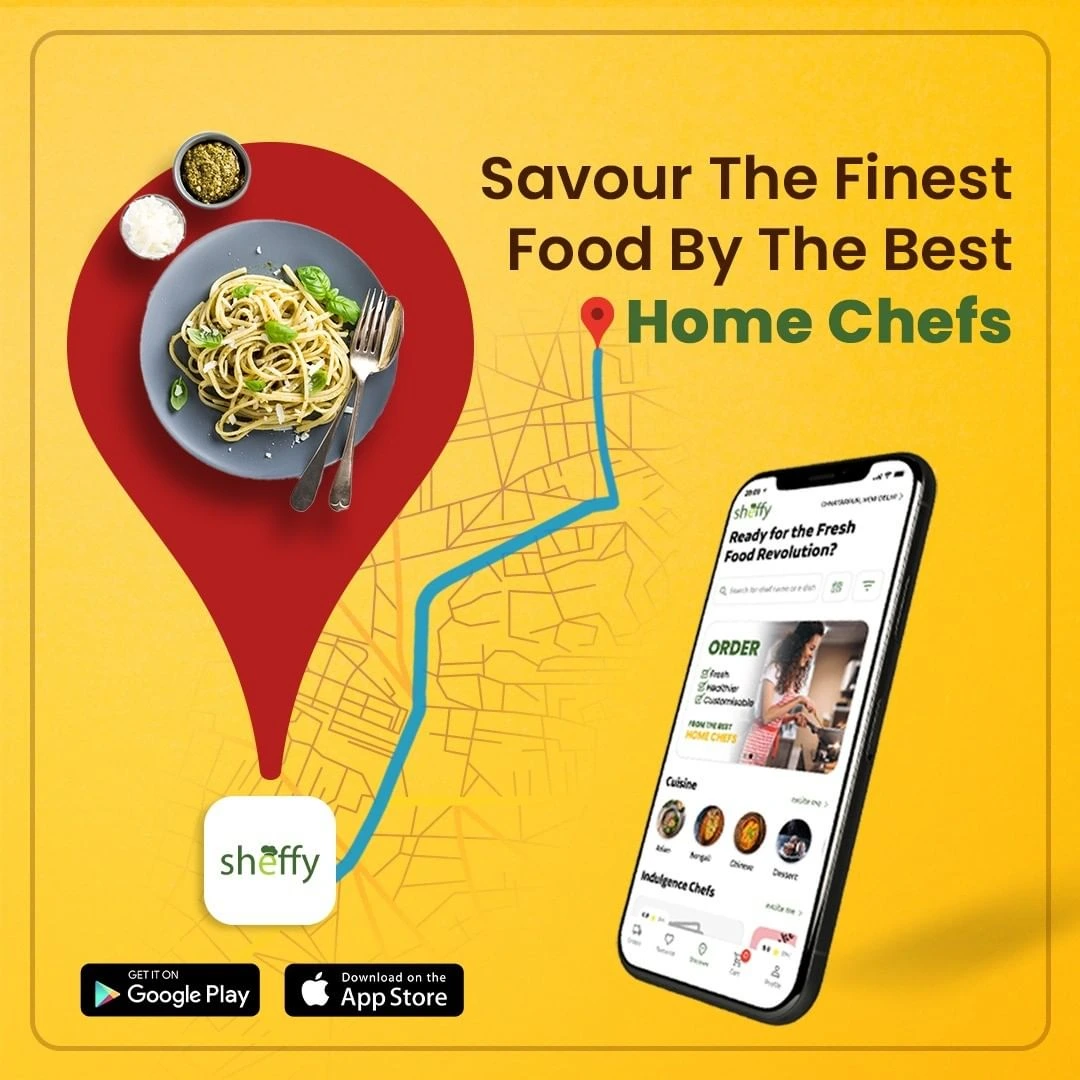 Sheffy Social Media | Food Delivery App