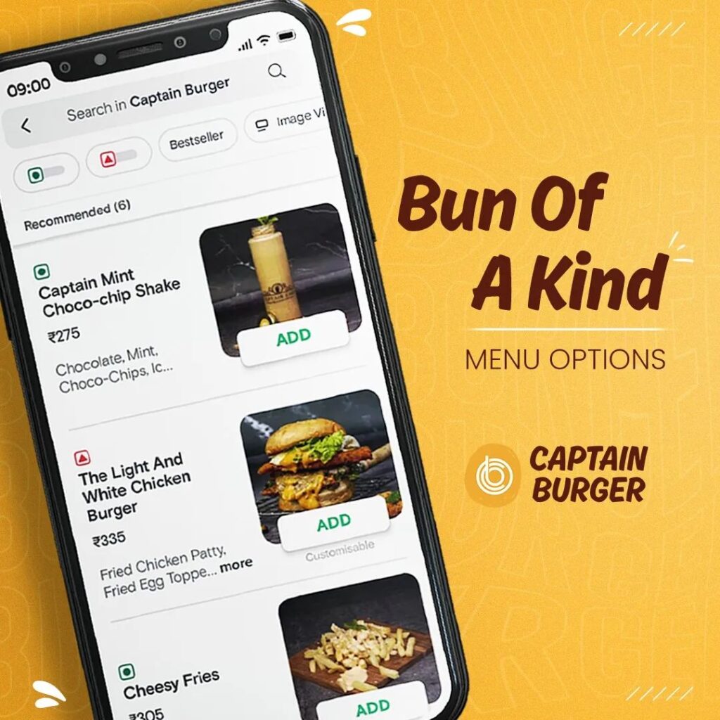 Social Media For Captain Burger | Restaurant Chain - Savvytree