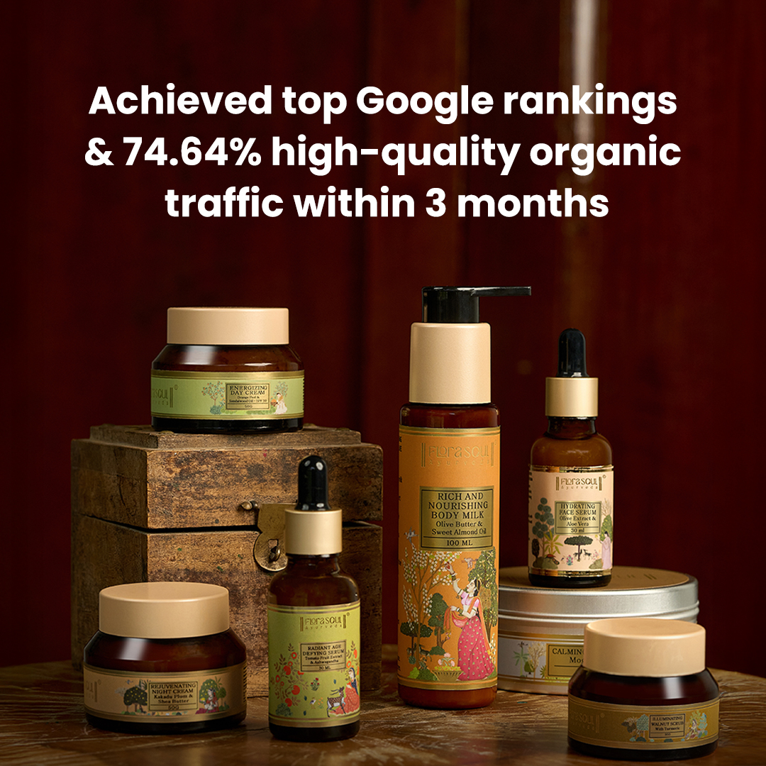 Search Engine Optimization for Ayurvedic Skincare Brand | Florasoul